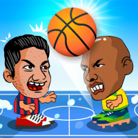2 Player Head Basketball Game