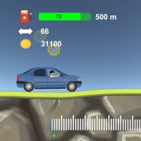 2D Hill Racing Game