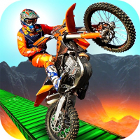 3D Crazy Imposible Tricky BMM Bike Racing Stunt Game