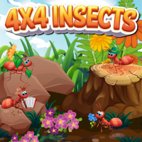 4×4 Insects Game