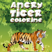 Angry Tiger Coloring Game
