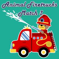 Animal Firetrucks Match 3 Game