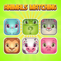 Animals Memory Matching Game