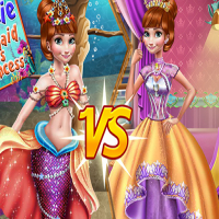 Anna Mermaid Vs Princess Game