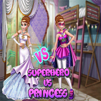 Annie Superhero Vs Princess Game