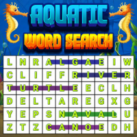 Aquatic Word Search Game