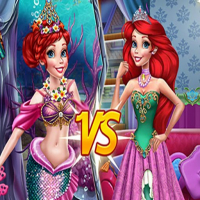 Ariel Princess Vs Mermaid Game