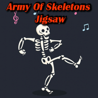 Army Of Skeletons Jigsaw Game