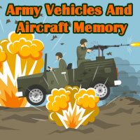Army Vehicles And Aircraft Memory Game