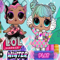 Baby Dolls Winter Disco Game