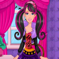 Barbie Monster High Halloween Game