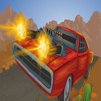 Battle On Road Car Game 2D Game