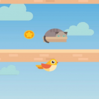 Bird Platform Jumping Game