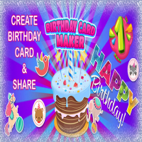 Birthday Card Maker Game