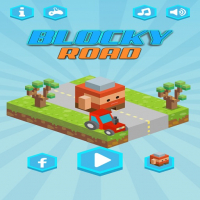 Blocky Road Runner Game 2D Game