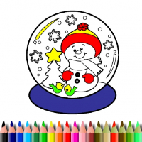BTS Christmas Coloring Book Game