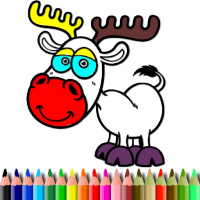 BTS Deer Coloring Book Game