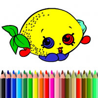 BTS Fruits Coloring Book Game