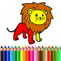 BTS Lion Coloring Book Game