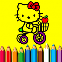 BTS Sweet Kitty Coloring Game