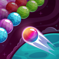 Bubble Shooter Planets Game
