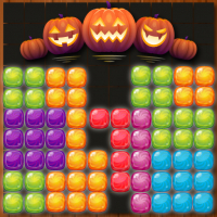 Candy Puzzle Blocks Halloween Game