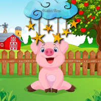 Cartoon Farm Hidden Stars Game
