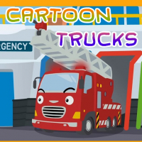 Cartoon Trucks Jigsaw Game