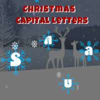 Christmas Capital Letters Game