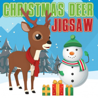 Christmas Deer Jigsaw Game