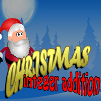 Christmas Integer Addition Game
