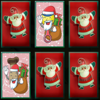 Christmas Mascots Memory Game