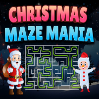 Christmas Maze Mania Game