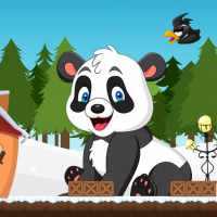 Christmas Panda Adventure Game