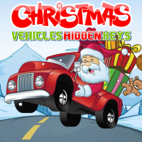 Christmas Vehicles Hidden Keys Game