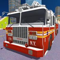 City Fire Truck Rescue Game