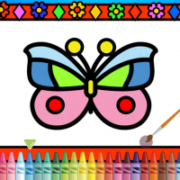 Color and Decorate Butterflies Game