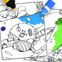Coloring Gorgels Game