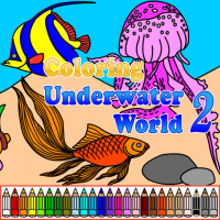 Coloring Underwater World 2 Game