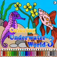 Coloring Underwater World 3 Game