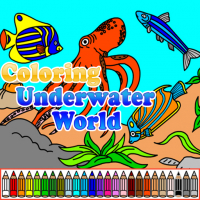 Coloring Underwater World Game