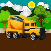 Construction Vehicles Jigsaw Game