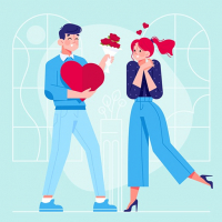 Couple in Love Jigsaw Game