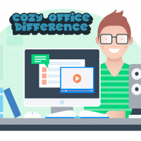 Cozy Office Difference Game