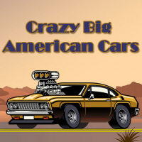Crazy Big American Cars Memory Game