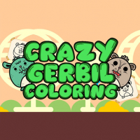 Crazy Gerbil Coloring Game