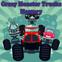 Crazy Monster Trucks Memory Game