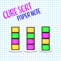 Cube Sort Paper Note Game
