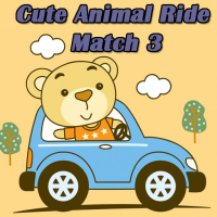 Cute Animal Ride Match 3 Game