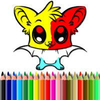 Cute Bat Coloring Book Game